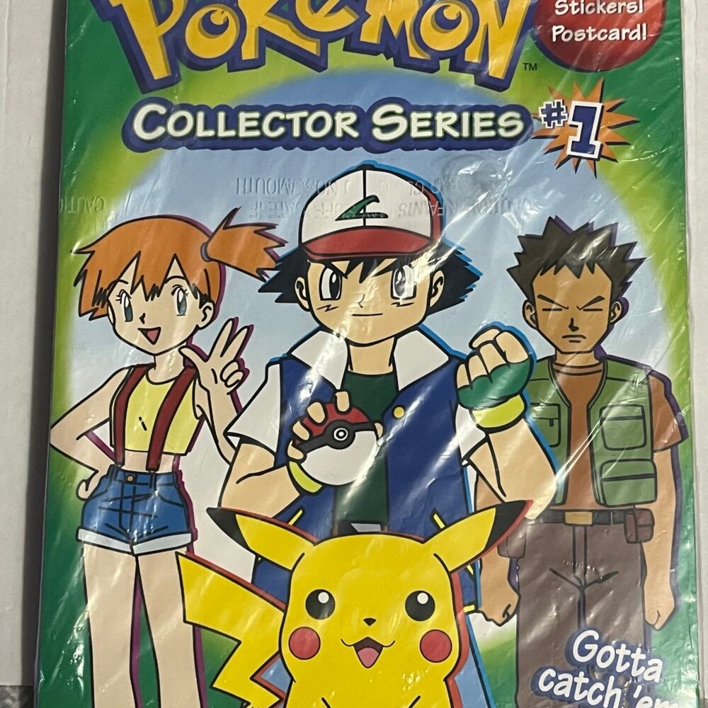 Pokemon Collector Series Coloring Activity Book (Golden Books) 1998 Vintage